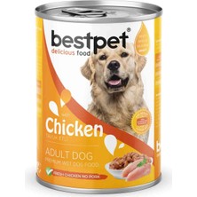 Bestpet Tavuklu 400 gr Yetişkin Konserve Köpek Maması