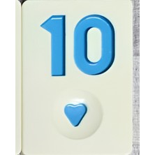 Eser Okey Taşı Mavi 10