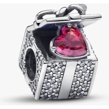Lovecharm S925 Ayar Işıltılı Hediye Kutusu Charm