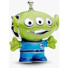 Lovecharm S925 Ayar Disney Pixar Oyuncak Hikayesi Alien Charm
