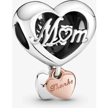 Lovecharm "teşekkürler Anne" Kalp Charm