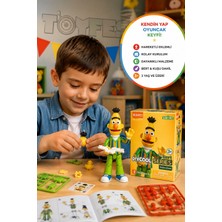 Toyfest Susam Sokağı Bert Blokees Sesame Street Blokees Bert Figür Model Kit 14 cm