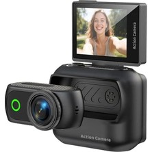 Arbix Spor ve Vlog Kamerası Manyetik Aksiyon Kamerası 2.0" Dönebilen Ekran, 1080P Wi-Fi ve Şarj Kutusu ile Birlikte