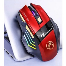 Exonix Imce Gwx7 Kablosuz Şarjlı Rgb Gaming Mouse Sessiz Tık Oyun Faresi 3200DPI 7 Tuş