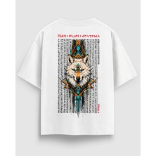 Yolo Street Oversize Unisex Siyah Tişört – Kurt Baskı, %100 Pamuk Streetwear Tasarım
