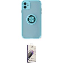 Teknoparkx Ieg™ Iphone 11 Kılıf Yörünge Çizgi - Siyah Bilvis 3D Mat Cam Ekran Koruyucu Tknprk-Tkaks3