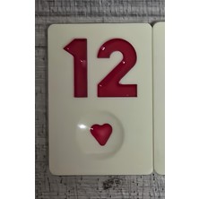 Eser Okey Taşı Kırmızı 12