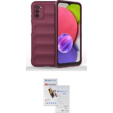 Teknoparkx Ieg™ Galaxy A03S Kılıf Atlas Koleksiyonu - Siyah Seramik Nano Ekran Koruyucu Tknprk-Tkaks3