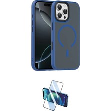 Teknoparkx Ieg™ Iphone 16 Pro Max Kılıf Doruk Form Serisi - Siyah 3D Antistatik Cam Ekran Koruyucu Tknprk