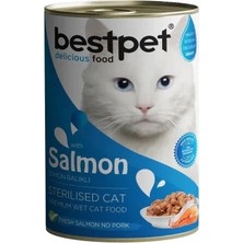 Bestpet Somonlu Kısırlaştırılmış Yetişkin Kedi Konservesi 400 gr