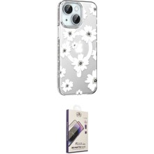 Teknoparkx Ieg™ Iphone 15 Kılıf Yörünge Işık Prime - Siyah Bilvis 3D Mat Cam Ekran Koruyucu Tknprk-Tk