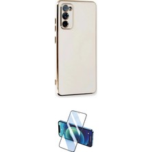 Teknoparkx Ieg™ Galaxy S20 Fe Kılıf Yankı Serisi - Siyah 3D Antistatik Seramik Nano Ekran Koruyucu Tknprk