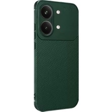 Derin Stok Poco X8 Auto Focus Karbon Kapak - Koyu Yeşil