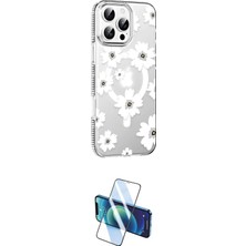 Teknoparkx Ieg™ Iphone 16 Pro Max Kılıf Yörünge Işık Prime - Siyah 3D Antistatik Cam Ekran Koruyucu T