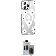 Teknoparkx Ieg™ Iphone 15 Pro Max Kılıf Yörünge Işık Prime - Siyah Vanessa Magic Hayalet Cam Tknprk-T