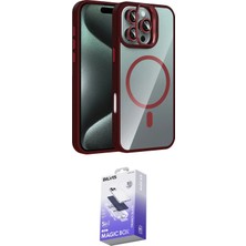 Teknoparkx Ieg™ Iphone 16 Pro Max Kılıf Yadigar Asil Koleksiyonu - Siyah Bilvis 5in1 5d Magic Hayalet Cam