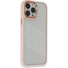 Elivora Newface Apple iPhone 13 Pro Max Kılıf Dora Kapak - Pudra