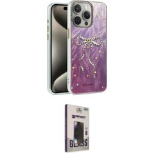 Teknoparkx Ieg™ Iphone 15 Pro Max Kılıf Zirve Modern Prime - Siyah Bilvis Hayalet Cam Ekran Koruyucu Tknp