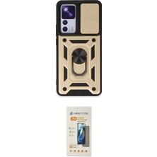 Teknoparkx Ieg™ Mi 12T Pro Kılıf Ahenk Klasik - Siyah 6d Mat Seramik Hayalet Nano Ekran Koruyucu Tknprk-Tk