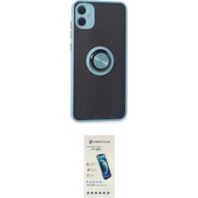Teknoparkx Ieg™ Galaxy A05 Kılıf Yörünge Çizgi - Şeffaf Pasifik Cam Ekran Koruyucu Tknprk-Tkaks3