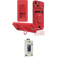 Teknoparkx Ieg™ Iphone 14 Kılıf Vadi Form Prime - Siyah Bilvis Hayalet Cam Ekran Koruyucu Tknprk-Tkaks3