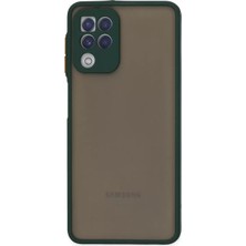 Elivora Newface Samsung Galaxy A22 Kılıf Montreal Silikon Kapak - Yeşil