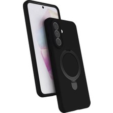 Elivora Newface Samsung Galaxy A57 5g Regal Magsafe Standlı Kapak - Siyah