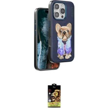 Teknoparkx Ieg™ Iphone 16 Pro Max Kılıf Iz Minimal Koleksiyonu - Siyah Buffer Cam Ekran Koruyucu Tknprk-