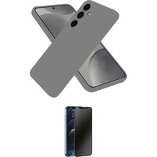 Teknoparkx Ieg™ Galaxy S25 Kılıf Ahenk Serisi - Siyah 3D Antistatik Hayalet Cam Ekran Koruyucu Tknprk-Tkak