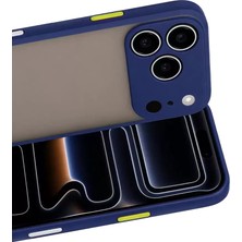 Derin Stok Iphone 17 Kılıf Montreal Silikon Kapak - Lacivert