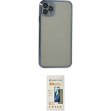 Teknoparkx Ieg™ Iphone 11 Pro Max Kılıf Vadi Minimal - Siyah 6d Mat Seramik Hayalet Nano Ekran Koruyucu T