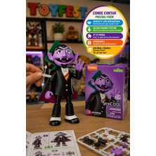 Toyfest Susam Sokağı Count Von Count Blokees Sesame Street Blokees Count Von Count Figür Model Kit 14 cm