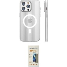 Teknoparkx Ieg™ Iphone 14 Pro Max Kılıf Pusula Minimal Koleksiyonu - Siyah 6d Mat Seramik Hayalet Nano Ek