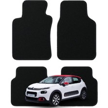 Citroen C3 3. Nesil (2016 Sonrası) Özel Kesim Tam Uyumlu Lüx Oto Halı Paspas