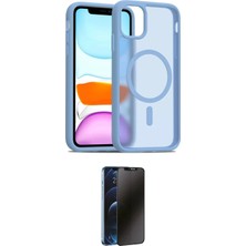 Teknoparkx Ieg™ Iphone 11 Kılıf Siluet Minimal Prime - Siyah 3D Antistatik Hayalet Cam Ekran Koruyucu Tkn