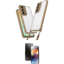 Teknoparkx Ieg™ Galaxy A14 4g Kılıf Ufuk Klasik - Siyah 3D Antistatik Mat Seramik Nano Ekran Koruyucu Tknp