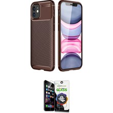 Teknoparkx Ieg™ Iphone 12 Mini Kılıf Eksen Form Prime - Şeffaf Temperli Cam Ekran Koruyucu Tknprk-Tkaks3