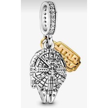 Lovecharm Star Wars Millenium Falcon Charm S925 Ayar Gümüş