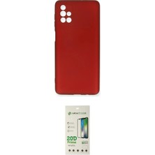 Teknoparkx Ieg™ Galaxy M51 Kılıf Kozmos Yansıma Özel Seri - Siyah 20D Premium Cam Ekran Koruyucu Tknprk-
