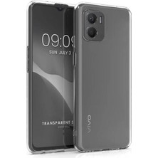 Elivora Newface Vivo Y15S Kılıf Lüx Şeffaf Silikon