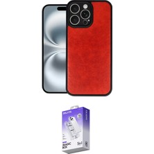 Teknoparkx Ieg™ Iphone 16 Pro Max Kılıf Kıvılcım Işık Serisi - Siyah Bilvis 5in1 3D Magic Cam Ekran