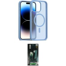 Teknoparkx Ieg™ Iphone 14 Pro Max Kılıf Siluet Minimal Prime - Şeffaf 360 Full Body Arka Koruyucu Tknprk