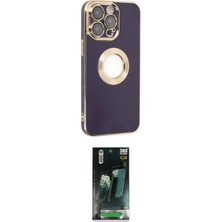Teknoparkx Ieg™ Iphone 14 Pro Kılıf Iz Form Serisi - Siyah 360 Mat Full Body Arka Koruyucu Tknprk-Tkaks3