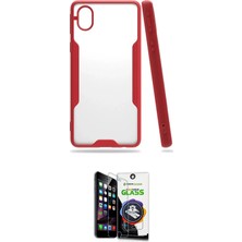 Teknoparkx Ieg™ Galaxy A01 Core Kılıf Atlas Asil Serisi - Şeffaf Temperli Cam Ekran Koruyucu Tknprk-Tkaks