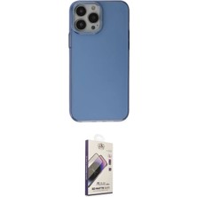 Teknoparkx Ieg™ Iphone 14 Pro Kılıf Zirve Doku Koleksiyonu - Siyah Bilvis 3D Mat Cam Ekran Koruyucu Tknpr