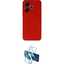 Teknoparkx Ieg™ Redmi 13 4g Kılıf Kozmos Yansıma Özel Seri - Siyah 3D Antistatik Seramik Nano Ekran Koru