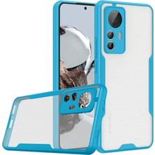 Elivora Newface Xiaomi Mi 12T Kılıf Platin Silikon - Mavi