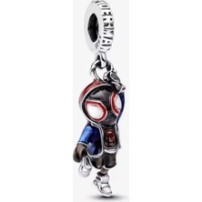 Lovecharm Marvel Spider-Man Miles Morales Sallantılı Charm S925 Ayar
