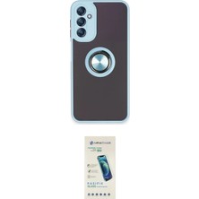 Teknoparkx Ieg™ Galaxy A14 4g Kılıf Yörünge Çizgi - Şeffaf Pasifik Cam Ekran Koruyucu Tknprk-Tkaks3