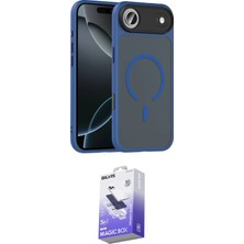 Teknoparkx Ieg™ Iphone 17 Air Kılıf Doruk Form Serisi - Siyah Bilvis 5in1 5d Magic Hayalet Cam Ekran Koru